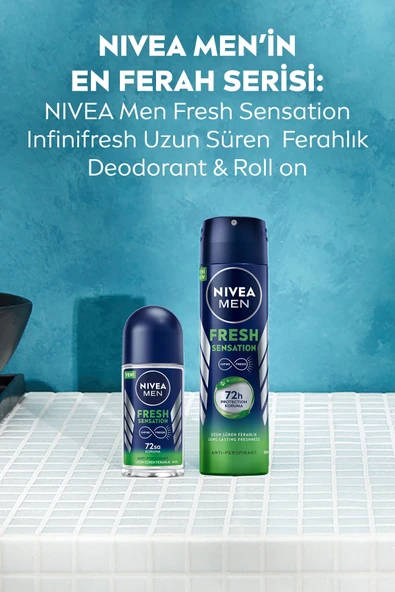 Nivea Men Fresh Sensation Erkek Sprey Deodorant 150 ml - 8