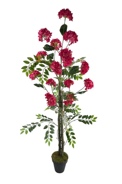 Nettenevime Yapay Ağaç Ortanca Ağacı 140CM Doğal Görünümlü 5dallı