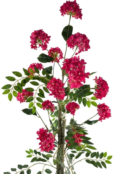 Nettenevime Yapay Ağaç Ortanca Ağacı 140CM Doğal Görünümlü 5dallı - 2