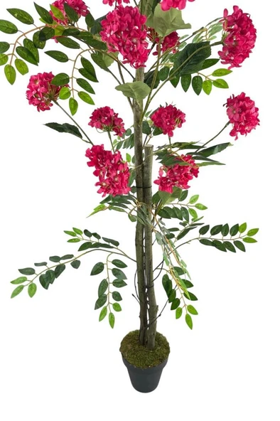 Nettenevime Yapay Ağaç Ortanca Ağacı 140CM Doğal Görünümlü 5dallı - 4