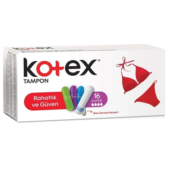 Kotex Tampon Süper - Mini - Normal 288 Li Karma Set (18PK*16) - Resim 2