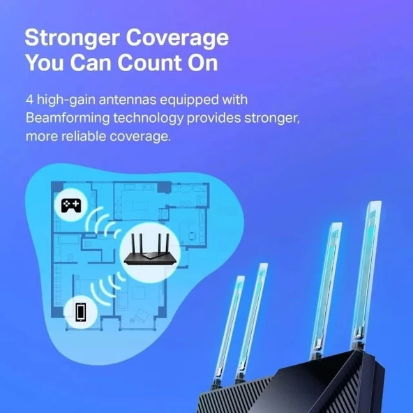 TP-Link AX6000 Wi-Fi 6 Yönlendirici (Archer AX80) - 5