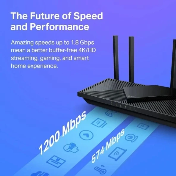 TP-Link AX6000 Wi-Fi 6 Yönlendirici (Archer AX80) - 2