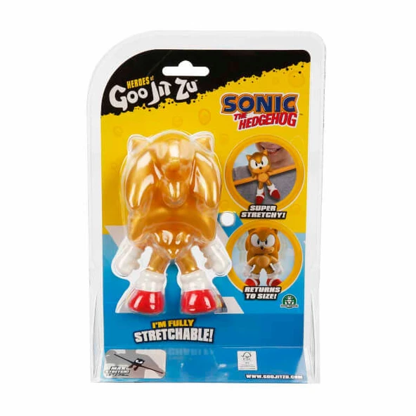 Goojitzu Gold Sonic The Hedgehod Stretch Figür GJN04000 - Resim 3