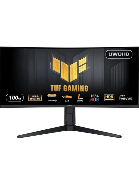 Asus TUF Gaming VG34VQEL1A 34" 1 ms UWQHD Curved 100 Hz Oyuncu Monitörü