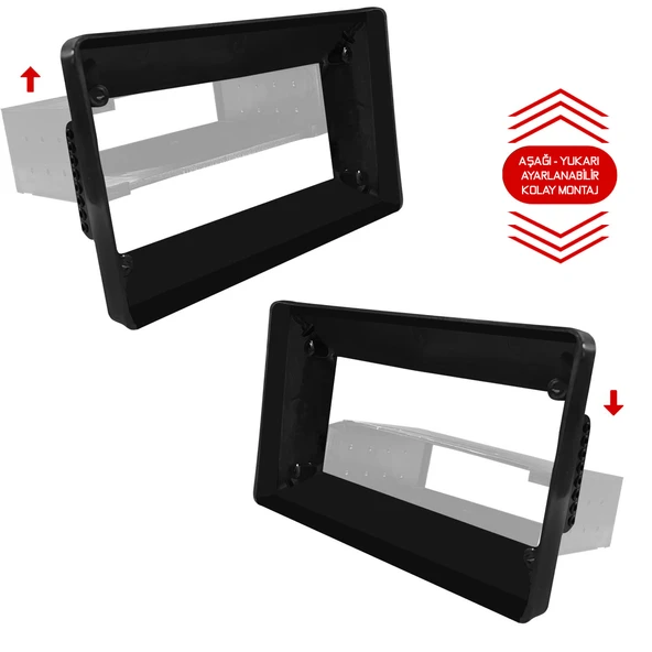 9'' Android Oto Tablet Çerçeve Universal Navex - 4