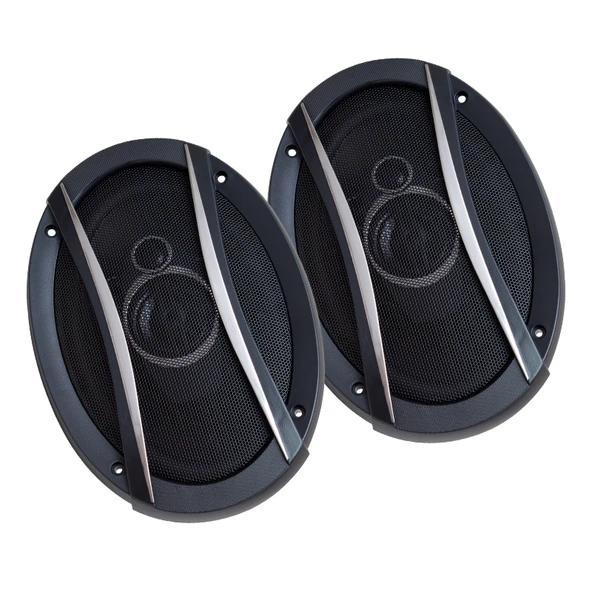 LEONE HR-6935TW 1250 WATT 6X9 KAPAKLI OVAL PLASTİK ÇERÇEVELİ HOPARLÖR (ÇİFTLİ TAKIM FİYAT)