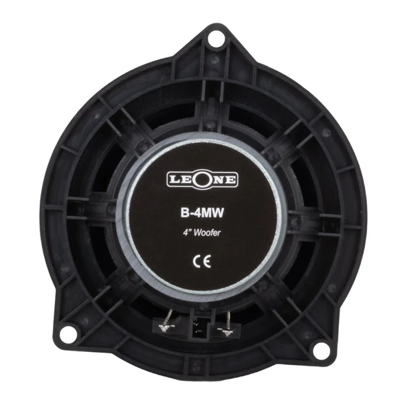 LEONE B-4MW 10 CM 50 WATT MAX 100 WATT METAL ÇERÇEVELİ OTO HOPARLÖR (MAGNET: 60X10MM) - 4