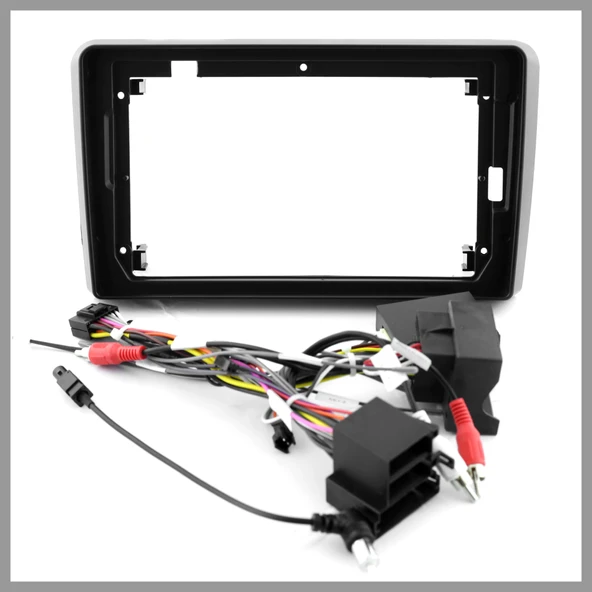 AUDI A3 2006-2012  9 İNC ANDROID MULTİMEDYA ÇERÇEVESİ - SOKET - CANBUS