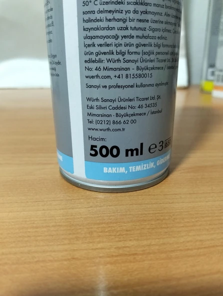 Würth Köpük Temizleyici 500 ml - 2