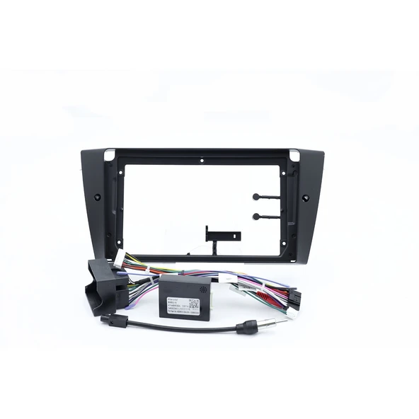 Bmw 3 Serisi 2005-2011 E90 E91 E92 E93 UYUMLU 9 inç ANDROID MULTİMEDYA ÇERÇEVESİ - SOKET - CANBUS ürün görseli 1