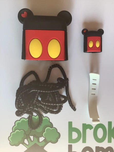 Brokoli Home  iPhone 18W/20W Uyumlu Şarj Kılıfı, Şarj Kablosu Örme Aparatı, Kablo Koruyucu Aparatı, Toparlayıcı Farecik - 3