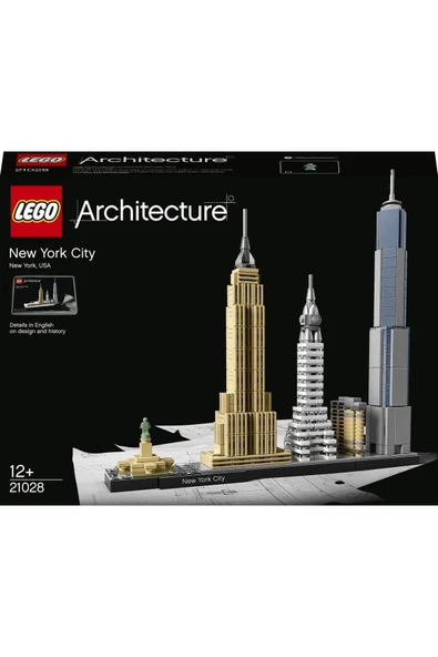 Gkcx Architecture New York City 21028 - Yetişkinler için Koleksiyonluk Yapım Seti (598 Parça) Ne - 3