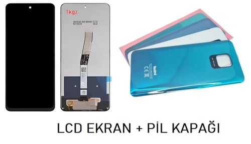 Xiaomi Redmi NOTE 9 PRO LCD Ekran + Arka Kapak BEYAZ