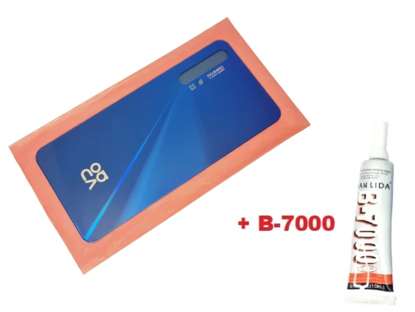 Tkgz - Nova 5T Arka Pil Batarya Kapağı (CAM B-7000) MAVİ ürün görseli 1