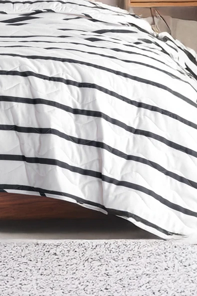 Kapitone Yatak Örtüsü Seti Çift Kişilik Funny Kahve - 2