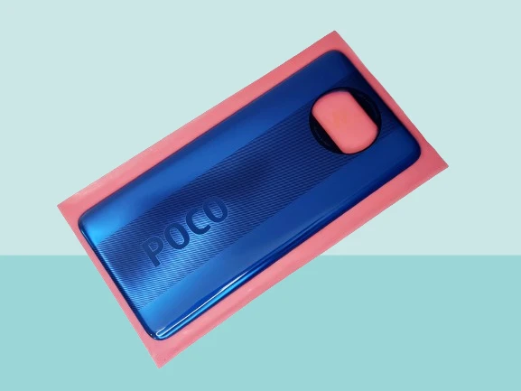 Xiaomi POCO X3 / Poco X3 NFC Uyumlu Arka Kapak Batarya Kapağı - MAVİ