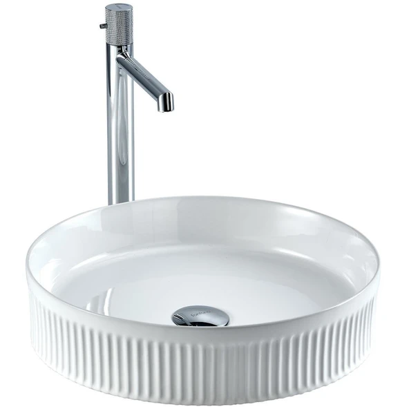 LENA TEZGAHÜSTÜ LAVABO (BEYAZ) EY-4701