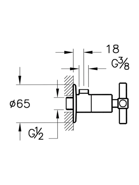 VitrA Juno A4155123 Ara Musluk Altın - 2