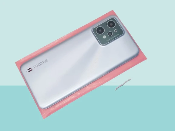 Oppo Realme C31 Uyumlu FULL KASA Arka Kapak Batarya Kapağı - MAVİ ürün görseli 1