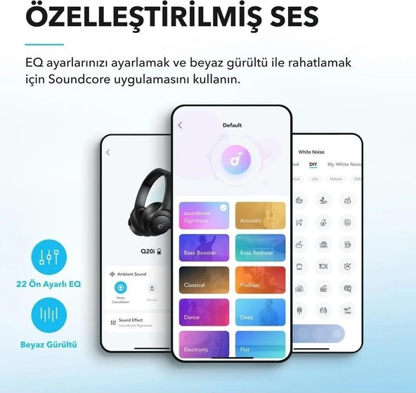 Anker Soundcore Q21i NC Bluetooth Kulaklık Siyah - 7