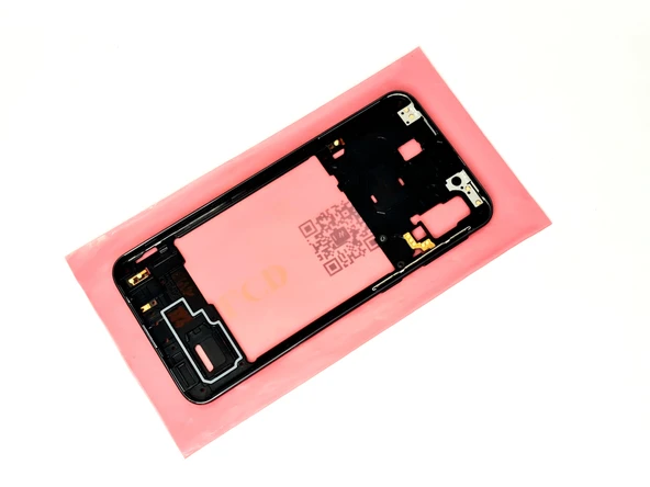 Samsung Galaxy A40 A 405 Uyumlu FULL KASA Arka Kapak Batarya Kapağı - SİYAH - Resim 2