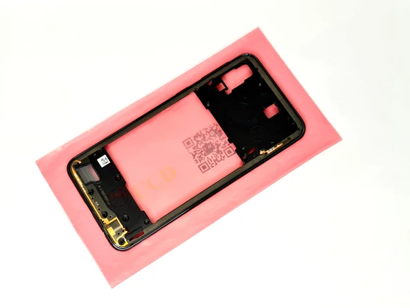 Samsung Galaxy A40 A 405 Uyumlu FULL KASA Arka Kapak Batarya Kapağı - SİYAH - Resim 3