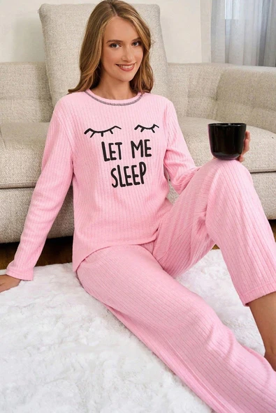 Zhlbutik Genç Baskılı İ̇nterlok Pijama Takımı - 12