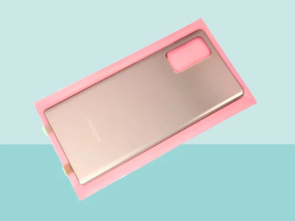 Samsung Galaxy NOTE 20 - SM-N980 Uyumlu Arka Kapak Batarya Kapağı -  GOLD