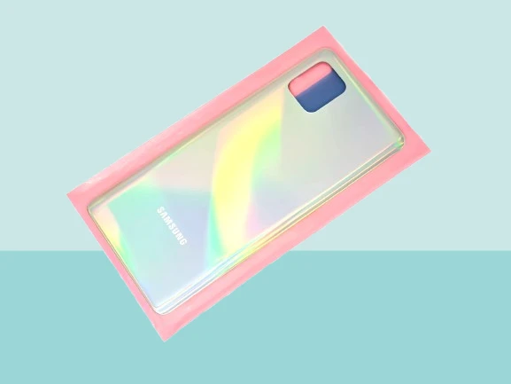 Samsung Galaxy NOTE 10 LİTE Uyumlu Arka Kapak Batarya Kapağı -  GRİ ürün görseli 1