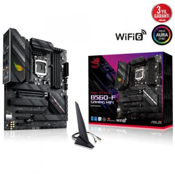 Asus ROG STRIX B560-F GAMING WIFI S+V+GL 1200p 5000 DP HDMI 3x M2 USB3.2 AXWiFi+BT AURA RGB 2.5Gb - 1