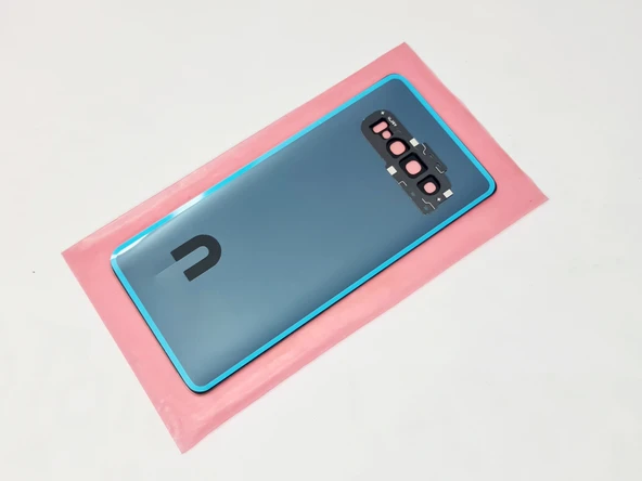 Samsung Galaxy S10 Uyumlu Arka Kapak Batarya Kapağı -  SİYAH - FULL LENSLİ - Resim 2
