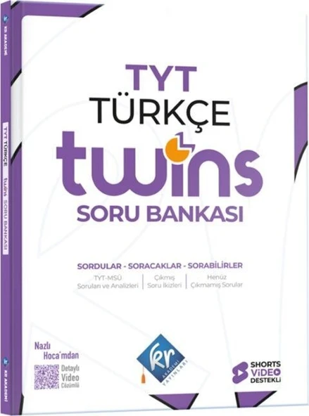 TYT Twins Türkçe Soru Bankası KR Akademi