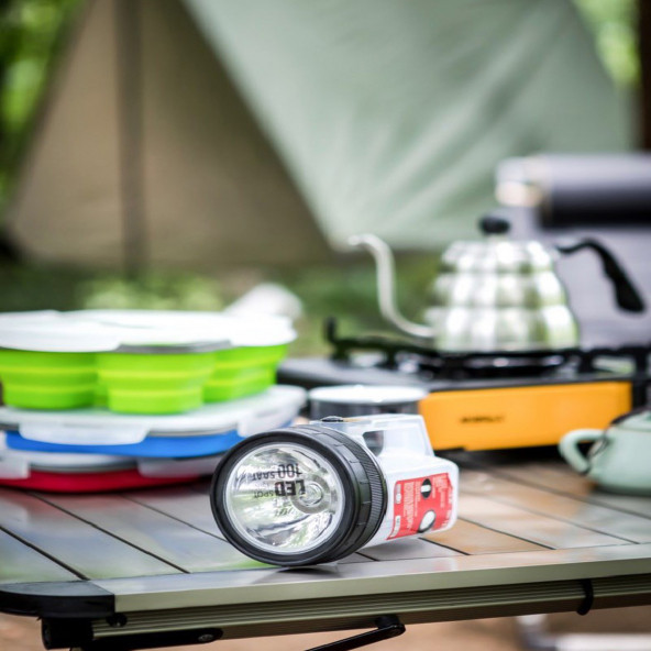Nurgaz NG-181 Campout Pilli Led Kamp EL Feneri Suya Dayanıklı - 4
