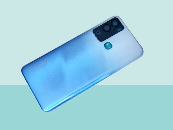 Infinix HOT 12i Uyumlu FULL KASA Arka Kapak Batarya Kapağı - MAVİ