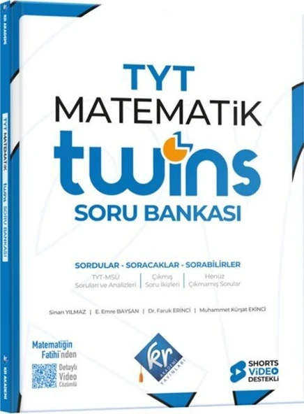 TYT Twins Matematik Soru Bankası KR Akademi