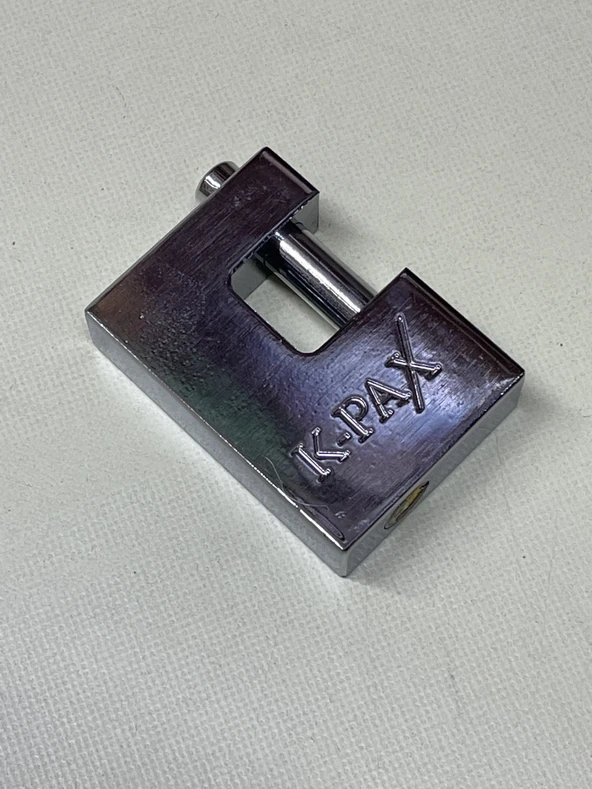 Yassı kilit 70 mm çelik kayar milli - 2