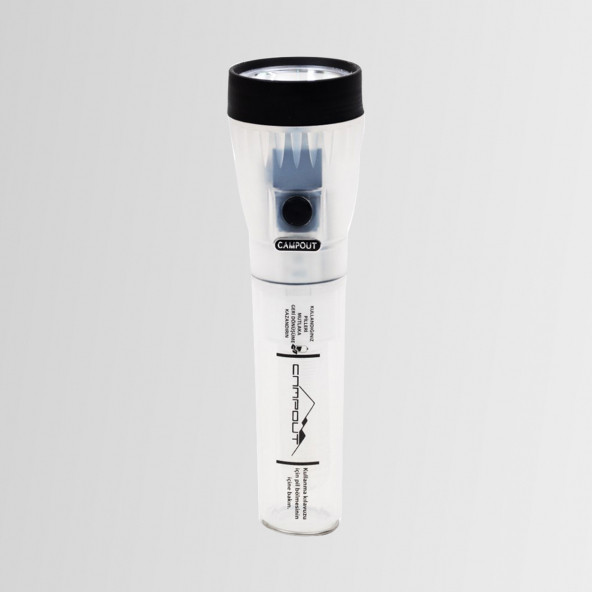 Nurgaz NG-183 Campout Pilli Kamp EL Feneri + Masa Lambası + Flaşör Suya Dayanıklı