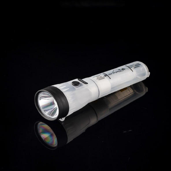 Nurgaz NG-183 Campout Pilli Kamp EL Feneri + Masa Lambası + Flaşör Suya Dayanıklı - 4