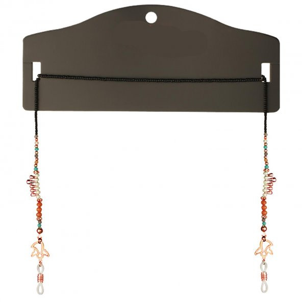 KL-MELEK OBJE DETAY ROSE RENK GÖZLÜK İPİ-ZİNCİRİ