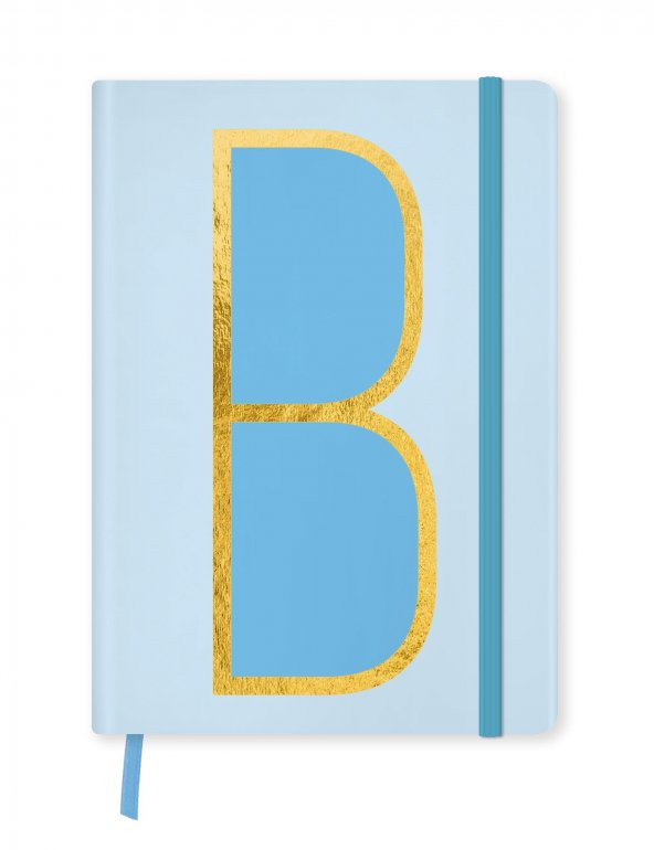 Fabooks Monogram Harf Baskılı Defter: B