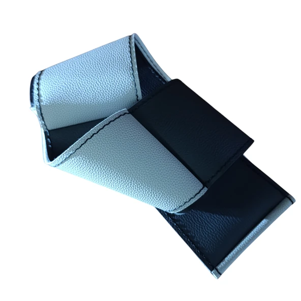 DİKİŞLİ DİREKSİYON KILIFI SİYAH / GRİ DERİ SİYAH DİKİŞLİ IVECO KAMYON 80-12 2006 KASA İÇİN - Resim 3