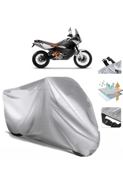 Ktm 990 Adventure R  Arka Çanta (bağlantı Tokalı) Uyumlu SolarBlock Prime Motosiklet Brandası Örtüsü