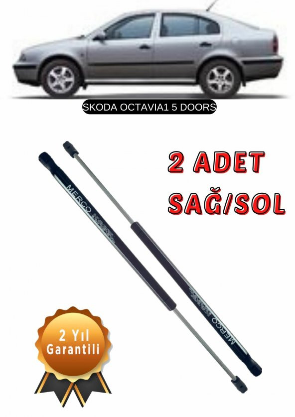 Skoda Octavia1 5 Doors(96-10)Bagaj Amortisörü Takım 1U6827550F