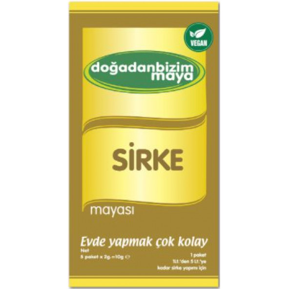 Doğadan Bizim Probiyotik Sirke Mayası 5'li Paket