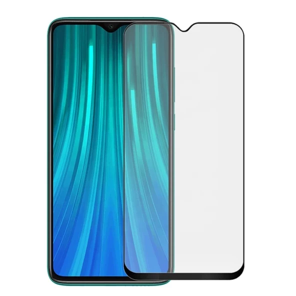 Xiaomi Redmi Note 8 5D Tam Kaplayan Ekran Koruyucu Cam