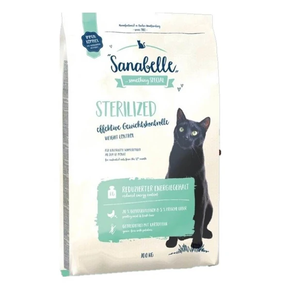 Sanabelle Sterilized Kısırlaştırılmış Yetişkin Kedi Maması 10 kg