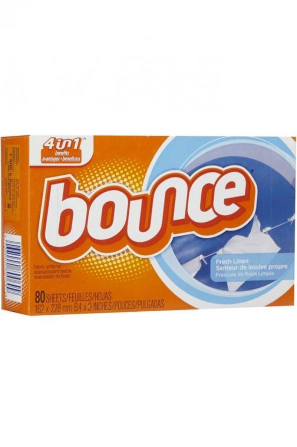 Bounce Fresh Linen Yumuşatıcı 80 Kullanımlık