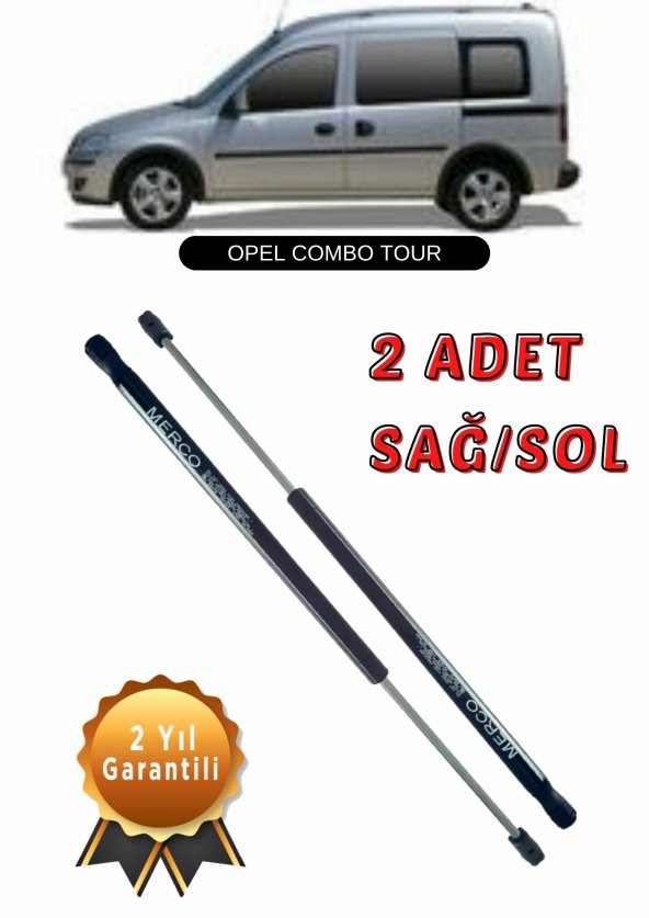 Opel Combo Tour (01/-) Bagaj Amortisörü Takım 5132267