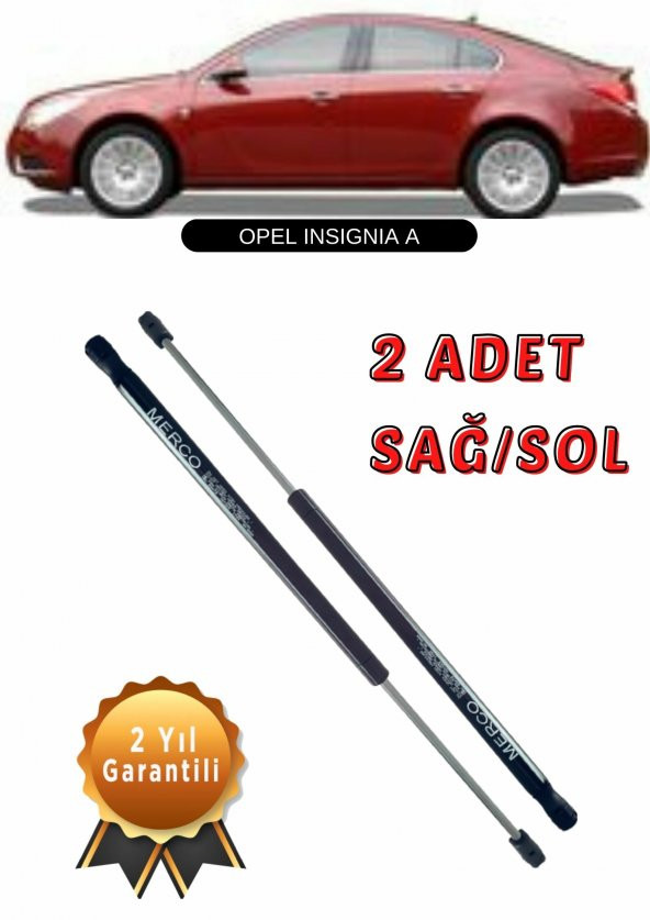 Opel İnsignia A (08/-) Bagaj Amortisörü Takım 13332570